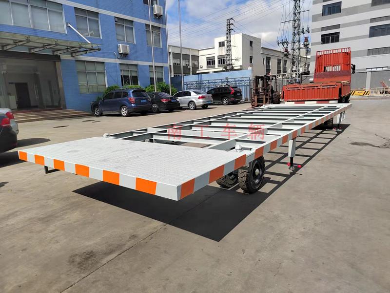 16T flatbed trailer frame type full trailer