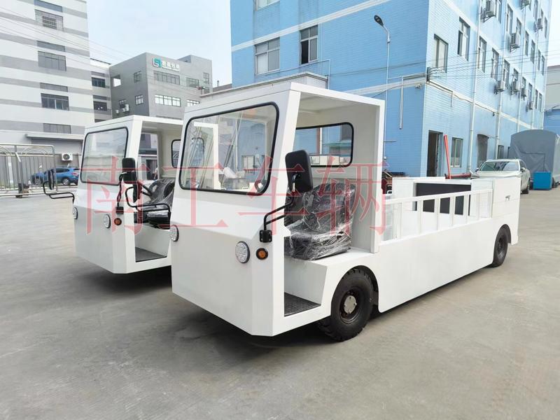 2噸座駕式純電動(dòng)平板拖車 電動(dòng)工具拖車