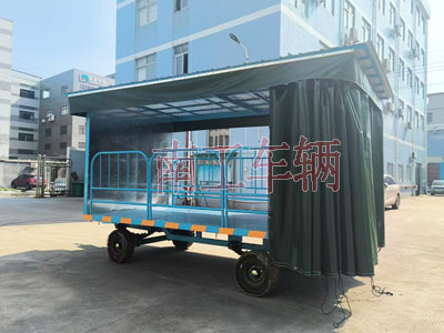 5噸雨篷平板拖車護(hù)欄可拆型牽引工具拖車2I.jpg